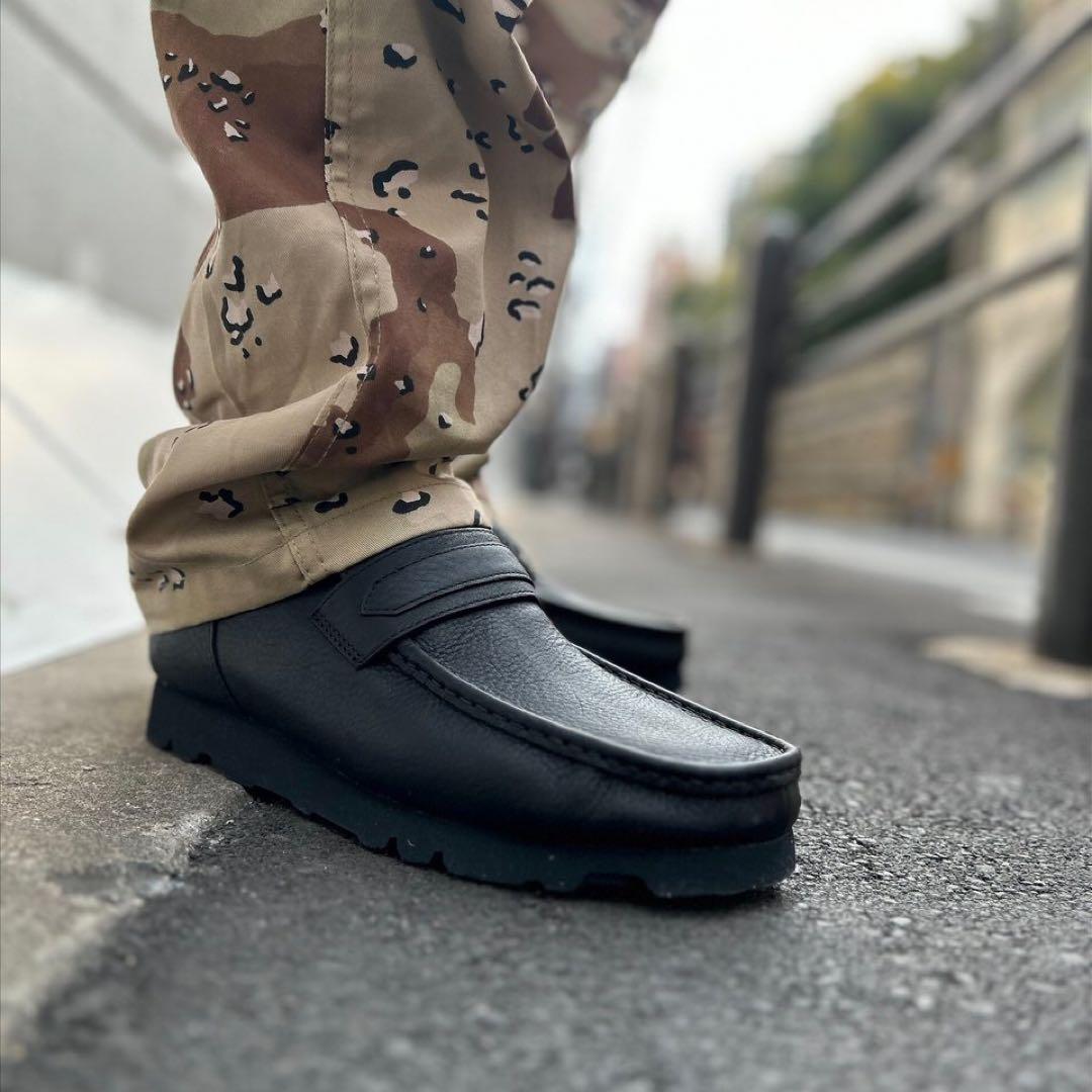 Clarks WallaLoaferGTX ブラックレザー／ゴアテックス