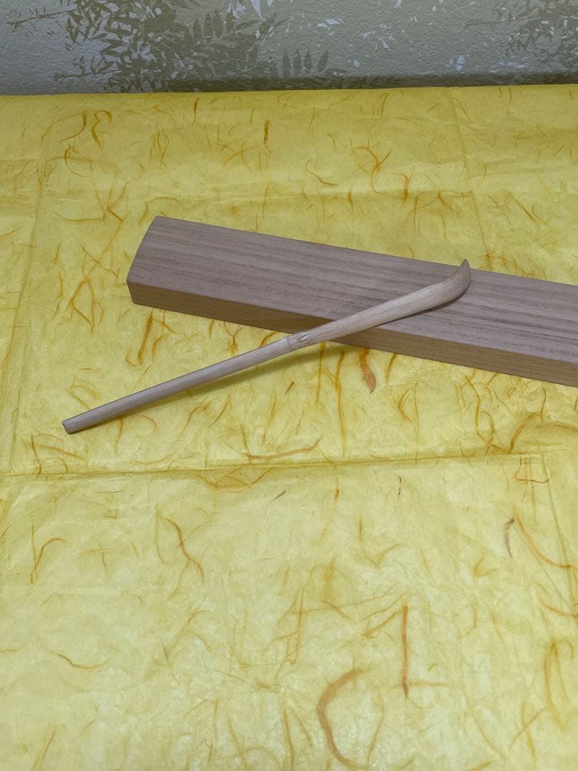 茶道具 茶杓 ちゃしゃく 【銘 瑞雲】大徳寺 高橋悦道 シミ竹 宗竹 桐箱入り