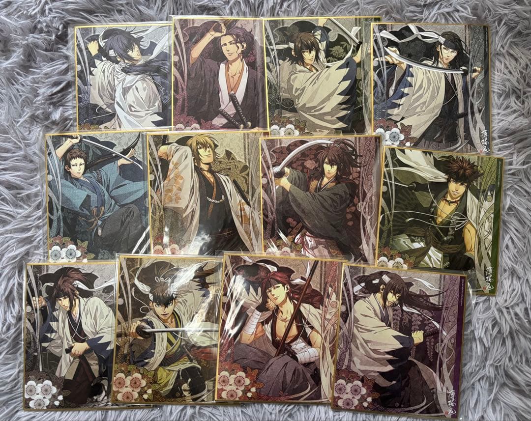 薄桜鬼　士魂語り　色紙　コンプリートセット