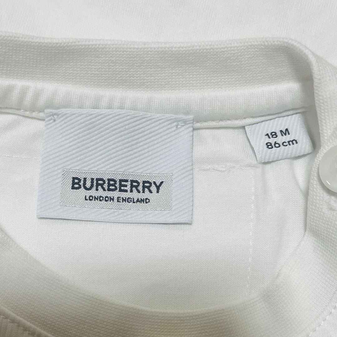 極美品 現行品 BURBERRY 白タグ テディベア刺繍 36.000円