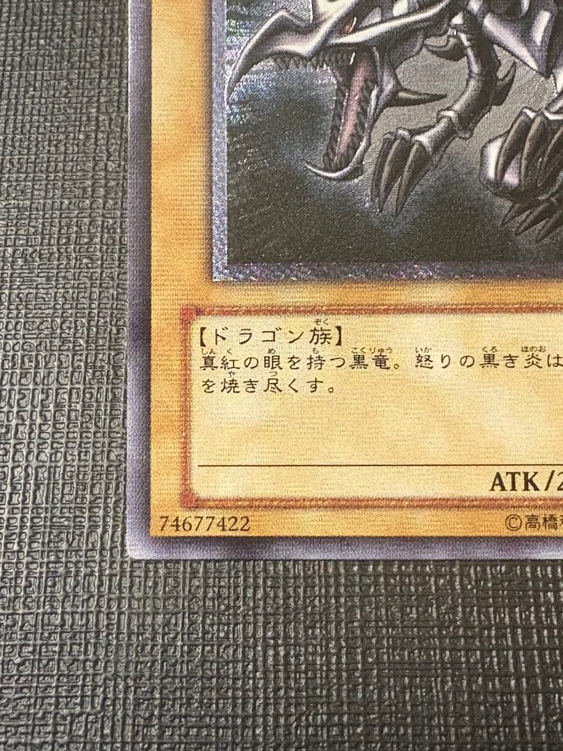 ヤ*）様 遊戯王 真紅眼の黒竜 レリーフ　親知らず個体