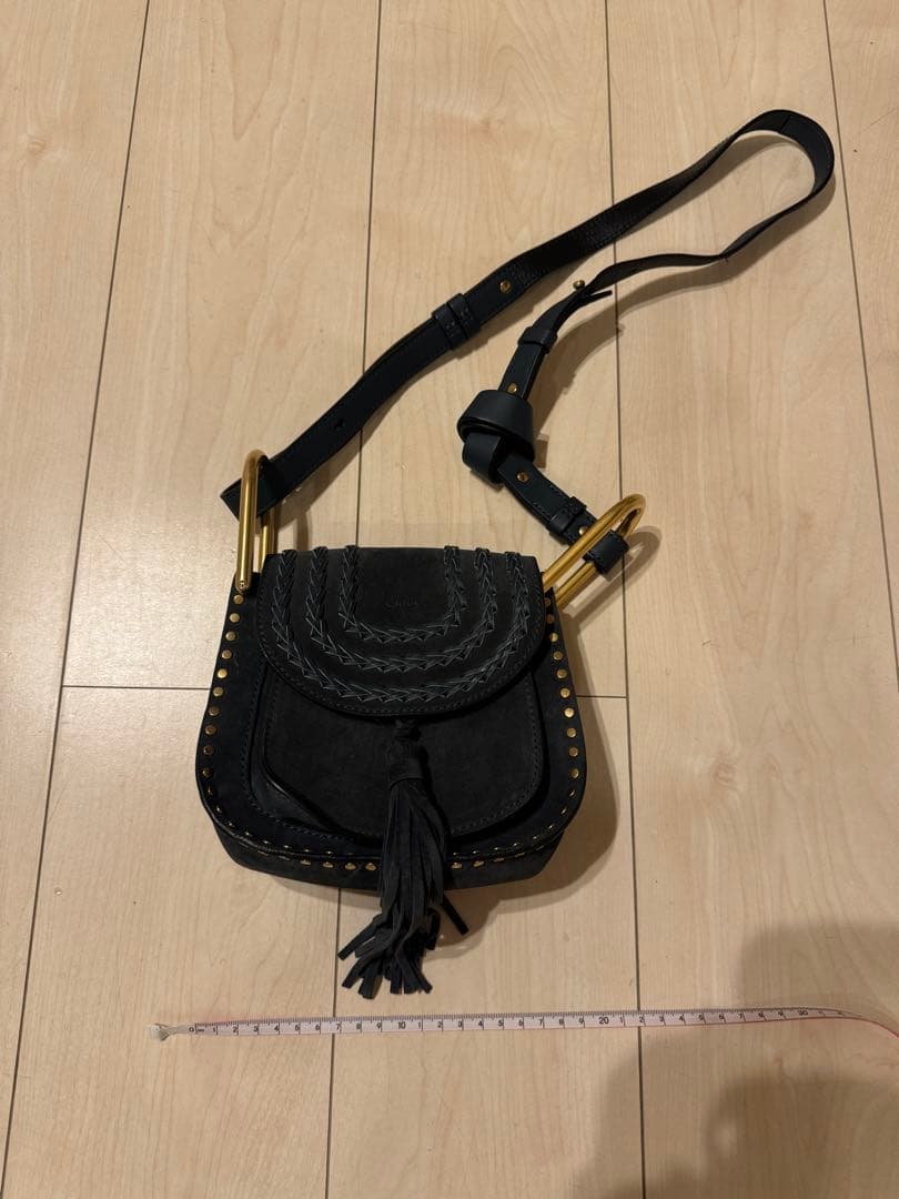 Chloe クロエ　hadson ハドソン スエード ショルダーバッグ