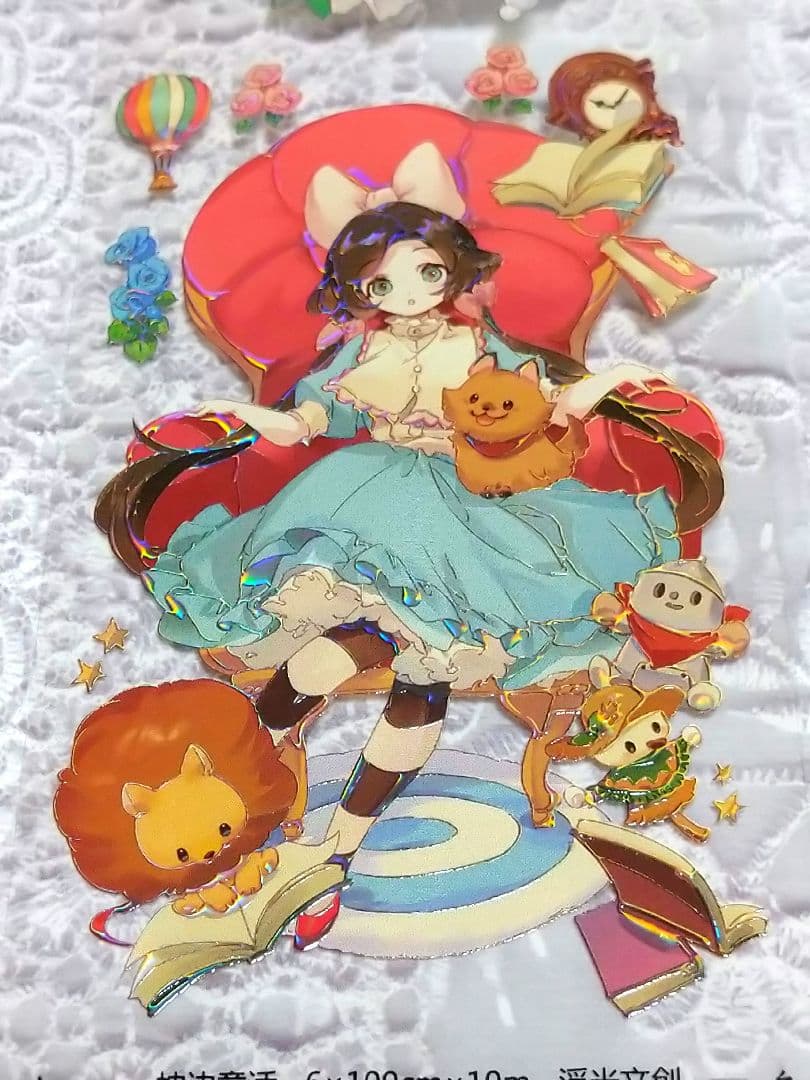 ✩再販✩J360＃枕边童话(虹光)浮光切り売り海外人物マステ女の子