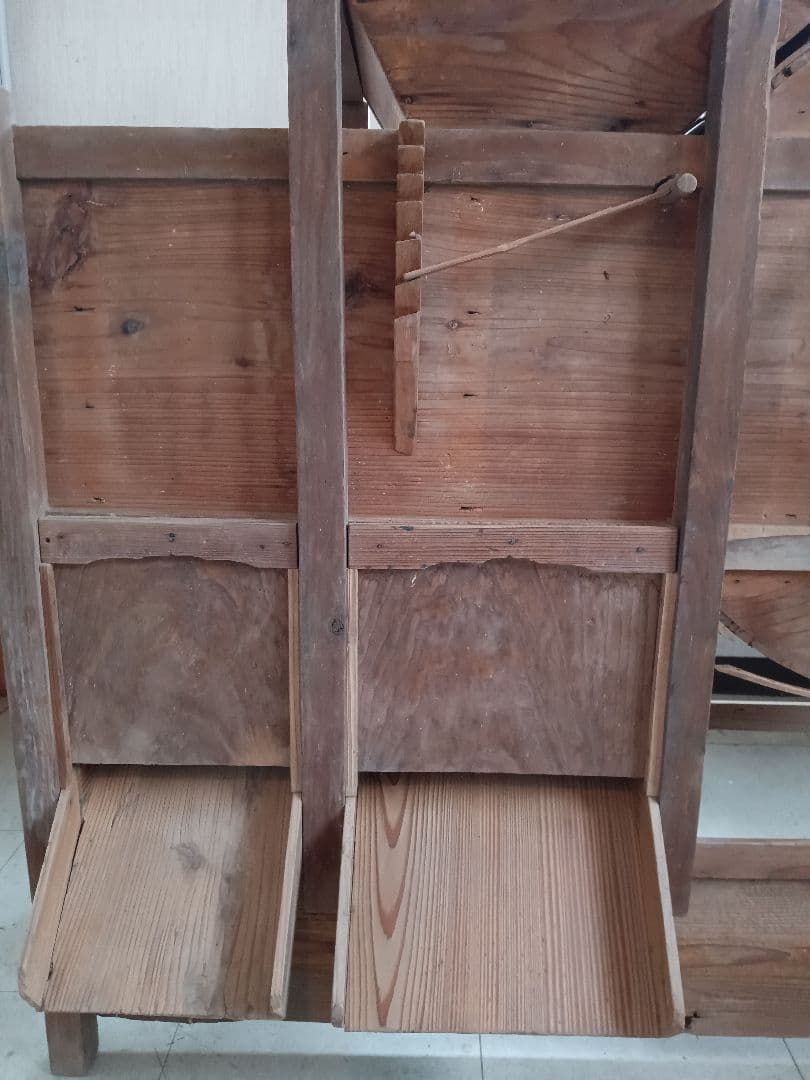 【引取専用】　籾摺機　手回しハンドル式　唐箕　農機具　明治時代　レトロ　古民家