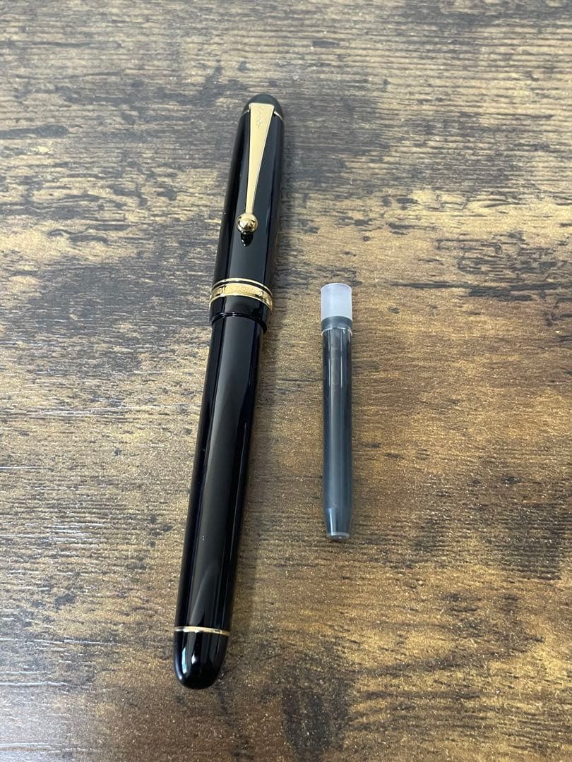 新品未使用　2015年製　SMニブ (中字軟)　74 14金　ゴールド　万年筆