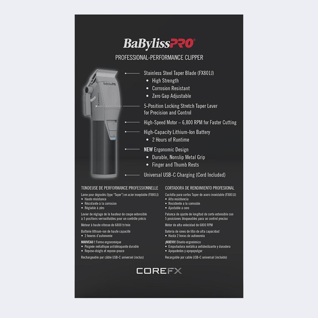 BaBylissPRO COREFX コードレスクリッパー