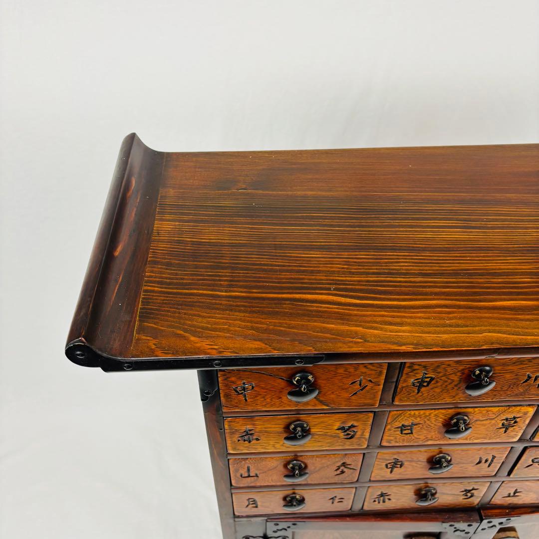 李朝家具 薬箪笥（ヤクジャン）韓国アンティーク小箪笥　ヴィンテージ　戸棚