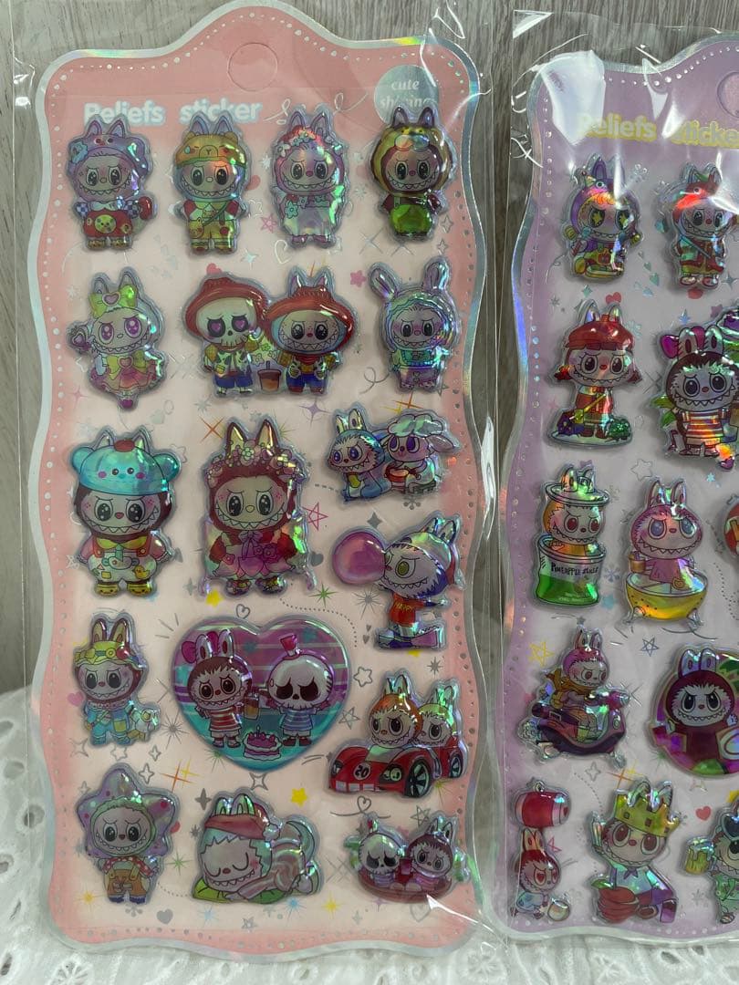 ラブブPOP MART購入♪シークレット♡100%本物！シール3点プレゼント‼︎