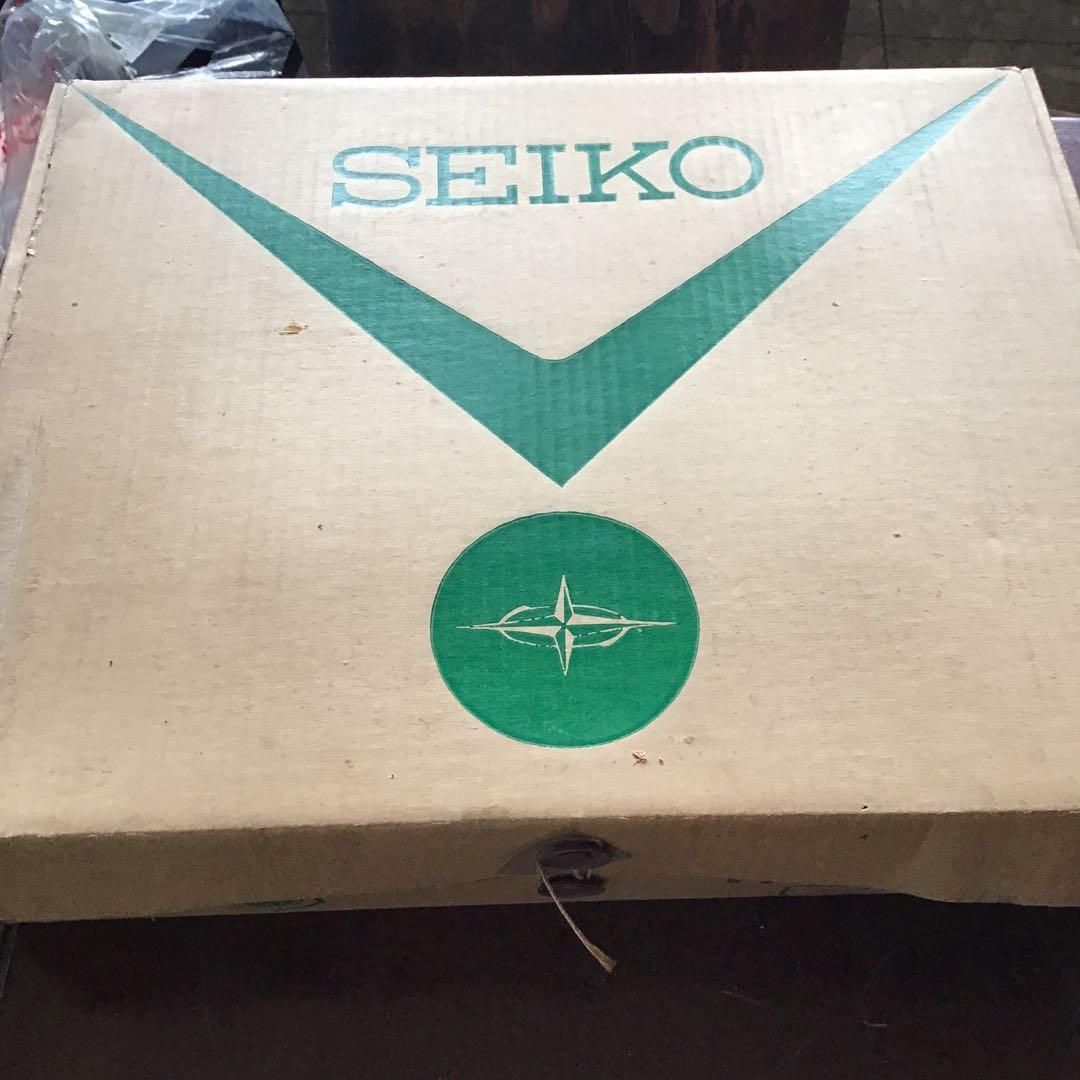 SEIKO 掛け時計 TA 520　昭和レトロ デットストック　箱付き