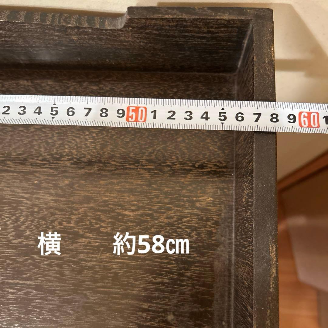 本棚　アンティーク　木製ガラス扉キャビネット 引き出し付き　収納棚　古道具