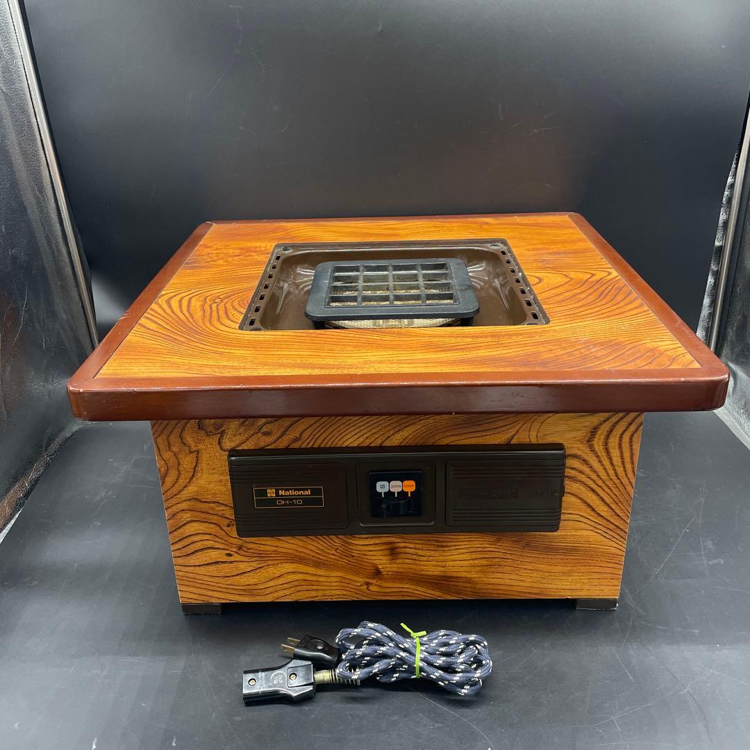 national ナショナル 電気火鉢 DH-10 昭和レトロ　木目調