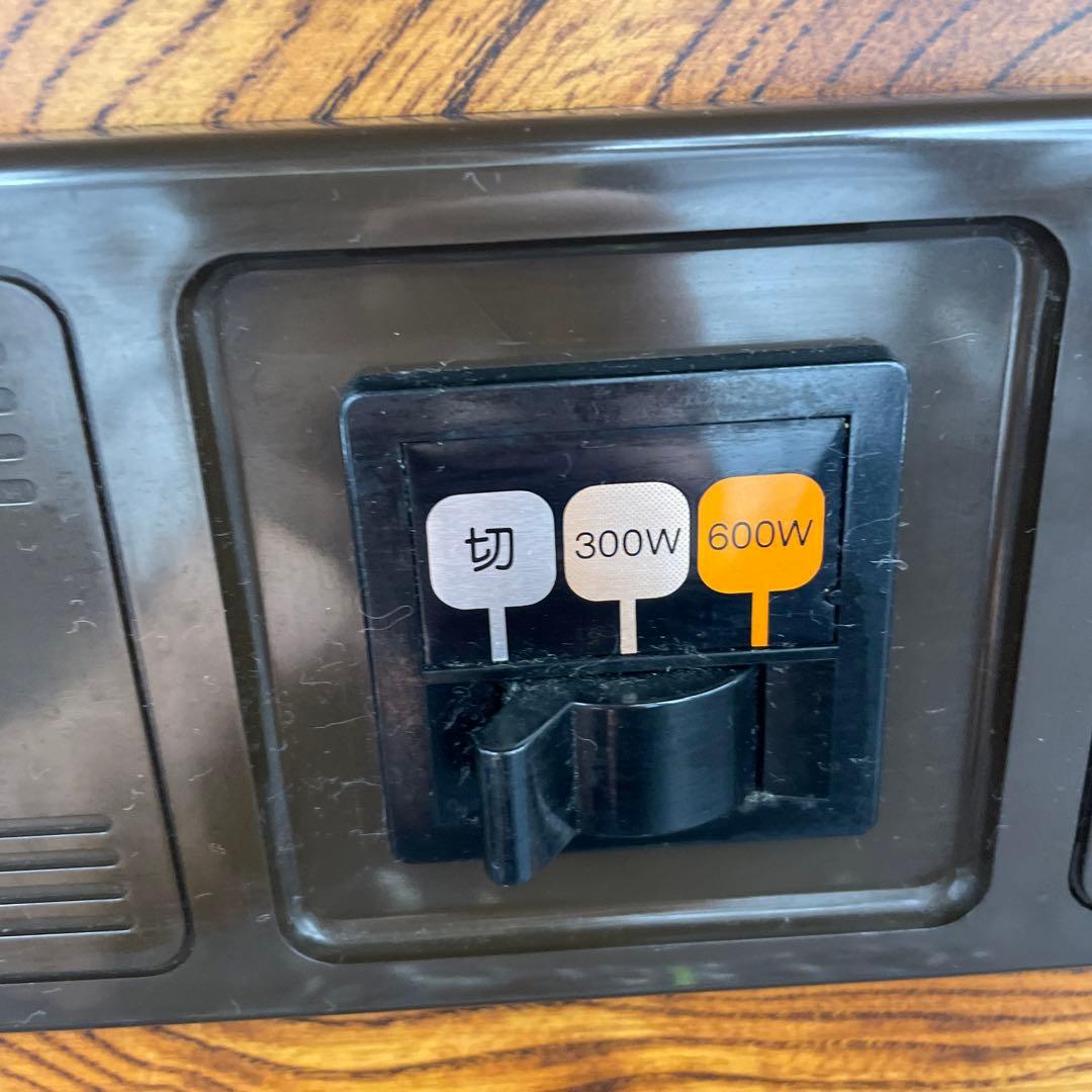 national ナショナル 電気火鉢 DH-10 昭和レトロ　木目調