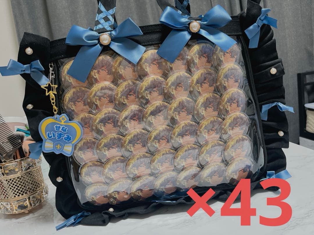 瀬名泉　シャッフル　缶バッジ　痛バッグ　お名前キーホルダー