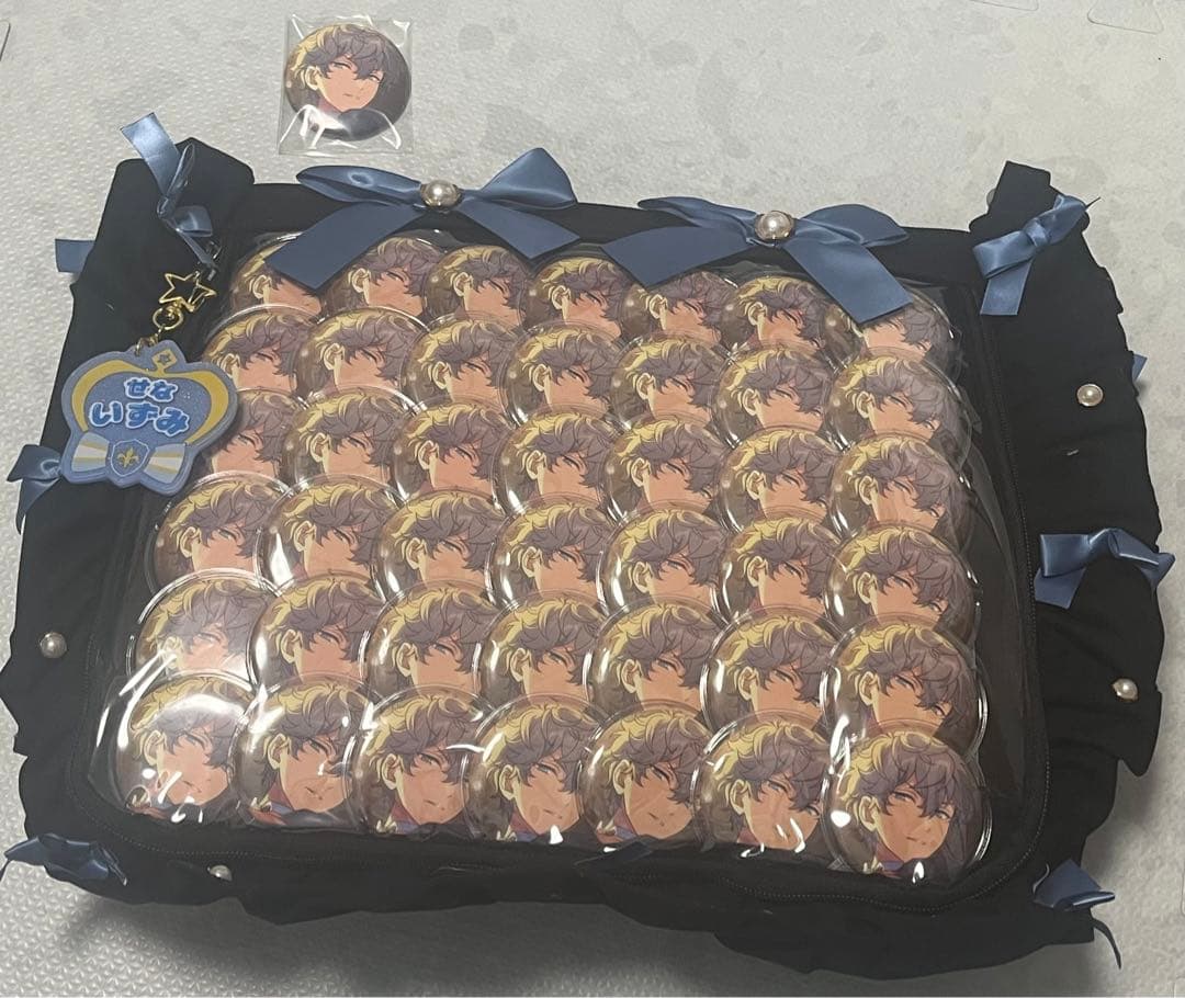 瀬名泉　シャッフル　缶バッジ　痛バッグ　お名前キーホルダー