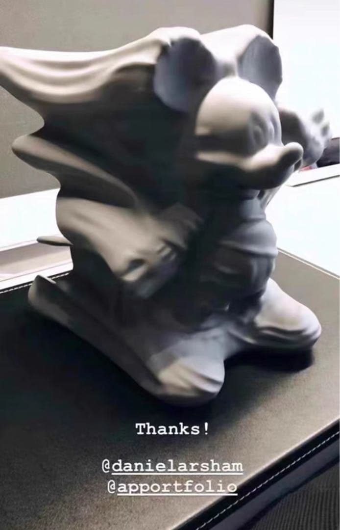 ダニエル・アーシャム「Hollow Mickey ゴーストミッキー」白黒セット