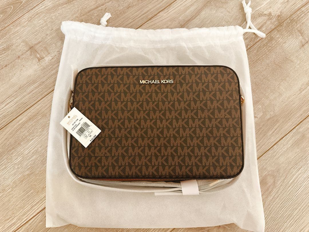 【値下げ】MICHAEL KORS MKロゴショルダーバッグ