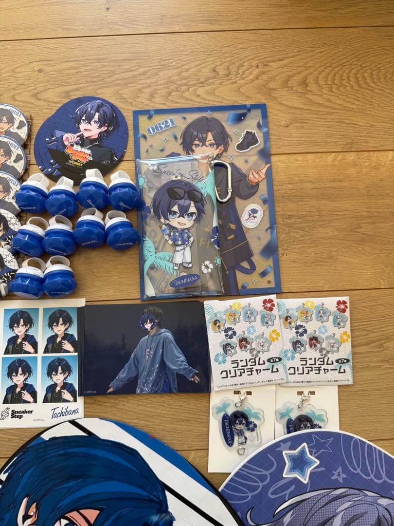 スニーカーステップ たちばな グッズ大量まとめ売り 缶バッジ うちわ アクキー