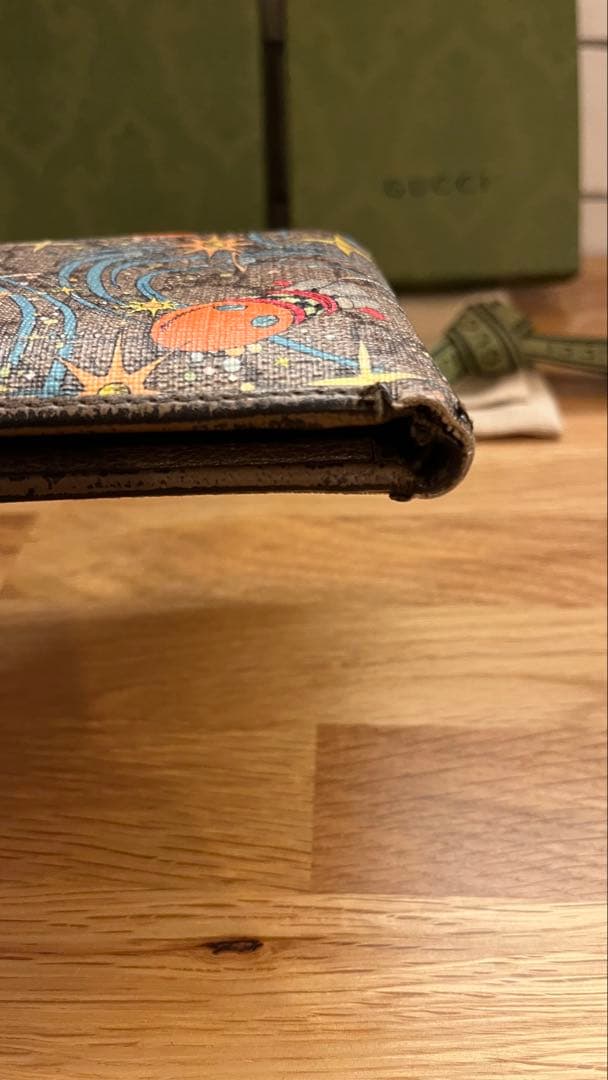 GUCCI Disneyコラボ　二つ折り財布　箱有り