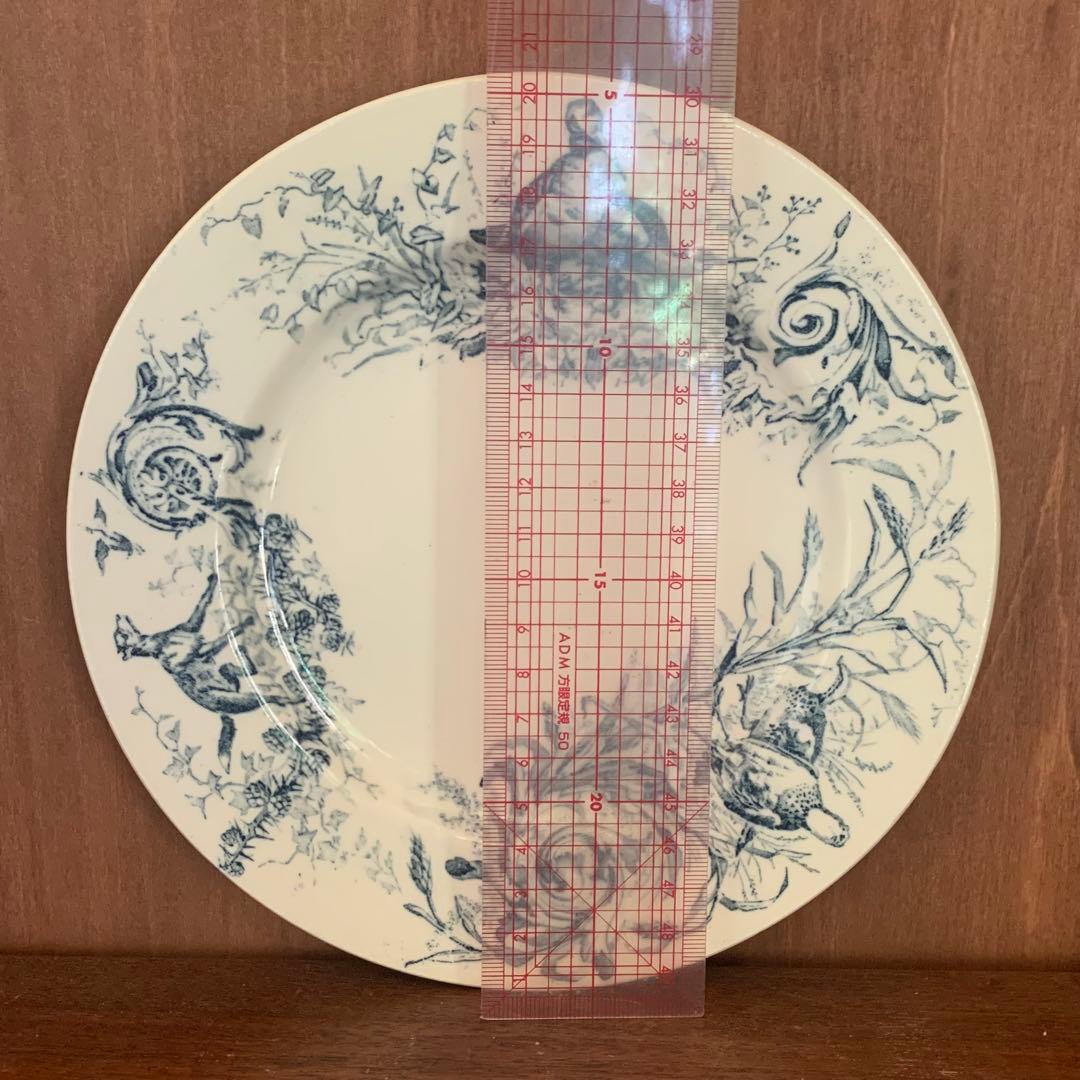 フランス　アンティーク　ジビエ　プレート