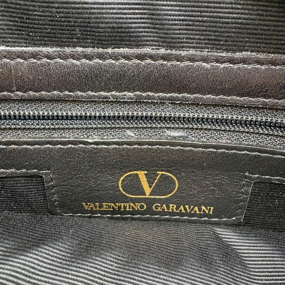 美品✨ヴァレンティノガラヴァーニ　ハンドバッグ　バケツ型　ゴールド金具　ブラック