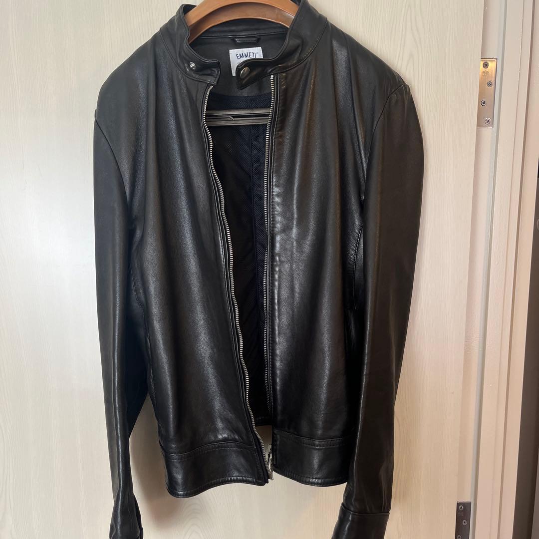 EMMETI JURI シングルライダースジャケット