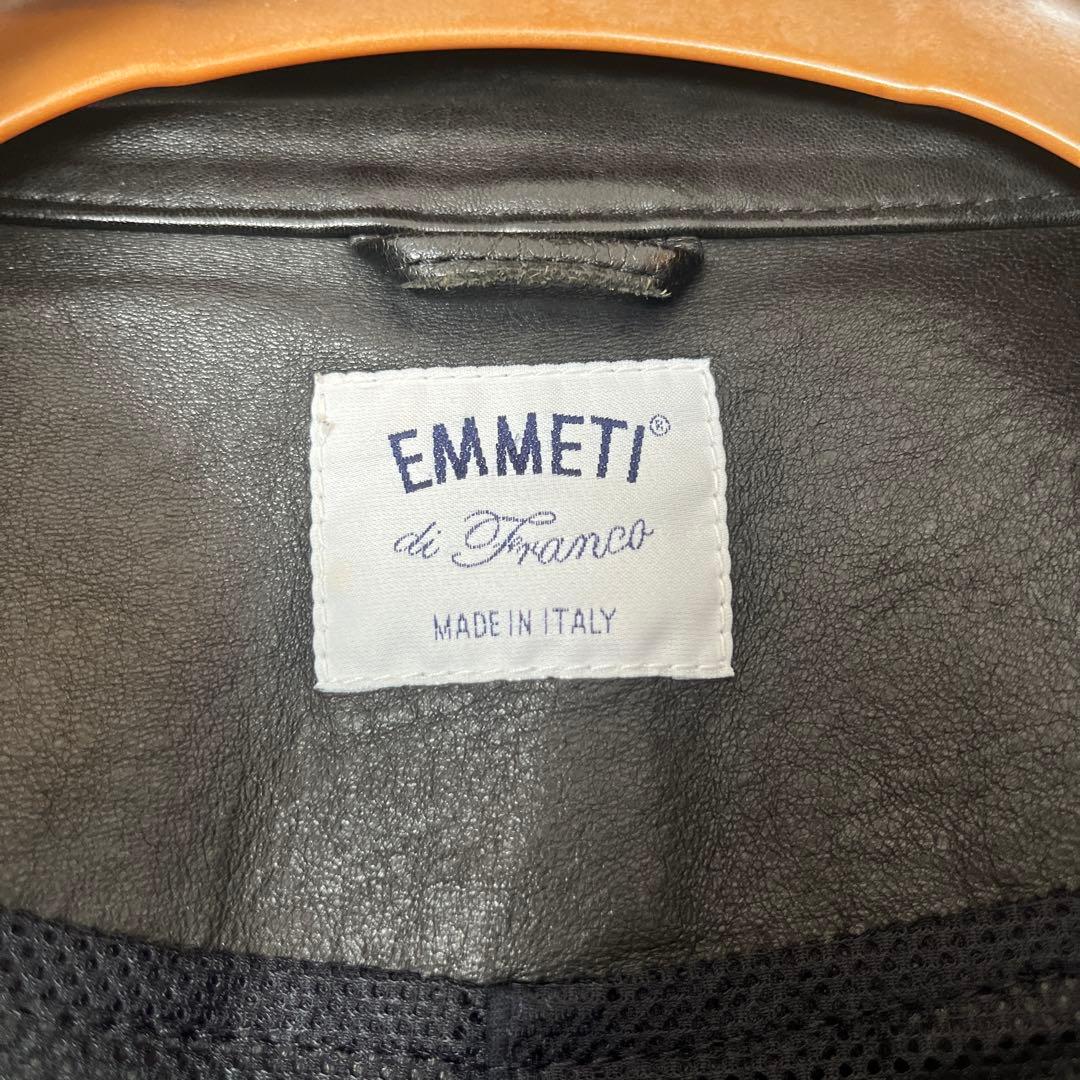 EMMETI JURI シングルライダースジャケット