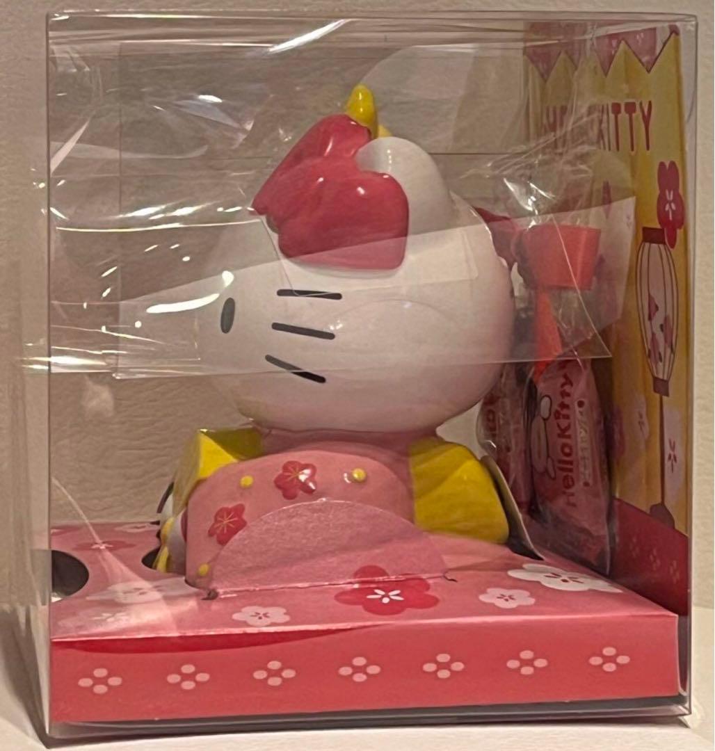 ❣️セール❣️ハローキティ サンリオ　陶器　貯金箱　希少　2000年　新品箱入超レア