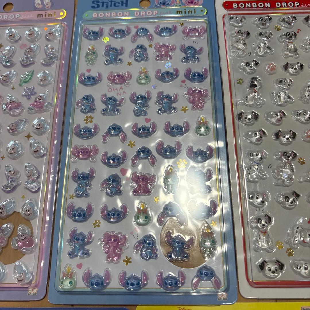 新品　正規品　ボンボンドロップシール　ミニ　ディズニー　色々　7種