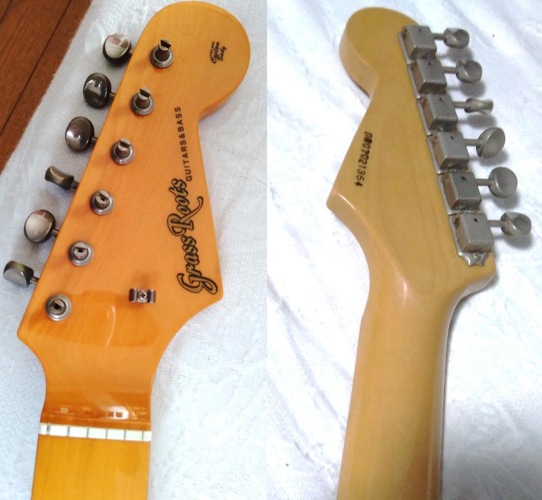 GrassRoots G-SEシリーズストラト（メンテ済・本体のみ）ストラップ付