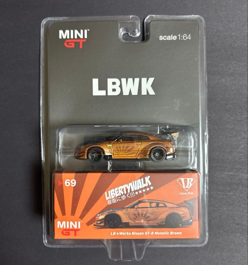 MINIGT LB⭐︎WORKS GT-R35 メタリックブラウン 入手困難品