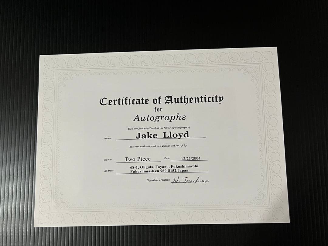 スターウォーズ EP1 ジェイクロイド兄弟 直筆ダブルサイン ポートレート 希少