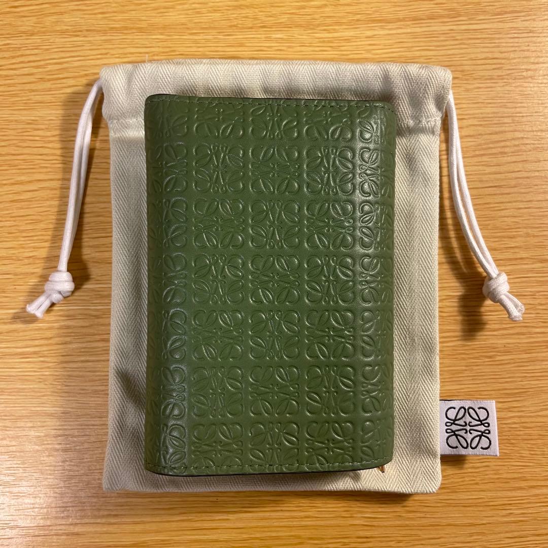 Loewe ロエベ 三つ折り財布 リピート スモール バーティカル ウォレット