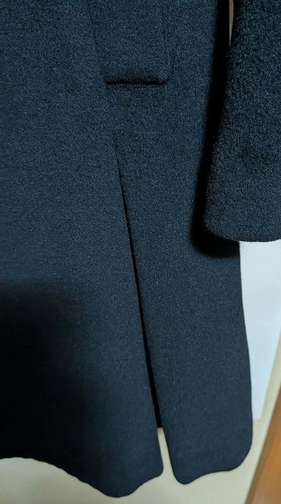 ジャンポールゴルチエ ダブルブレスト ロングコート ブラック