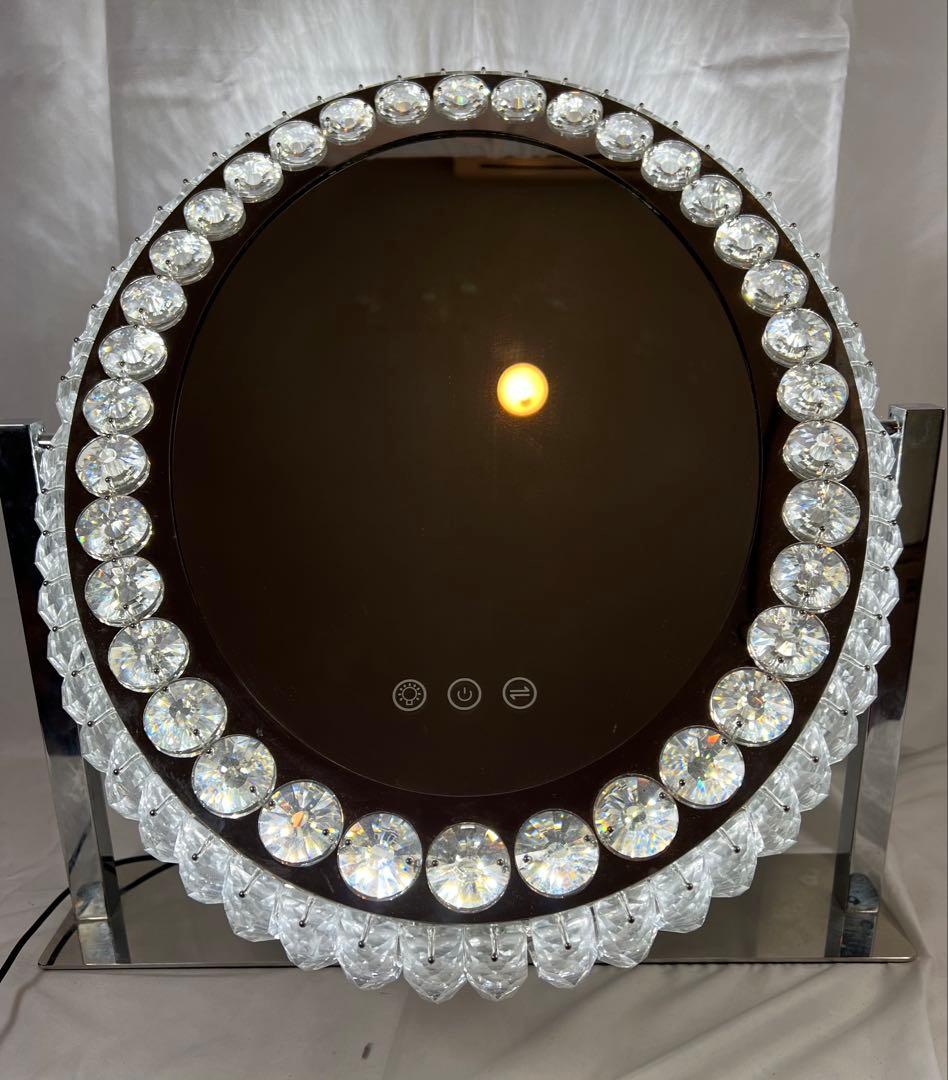 Francfranc フランフラン　女優ミラー　化粧鏡　卓上ミラー　電源確認済