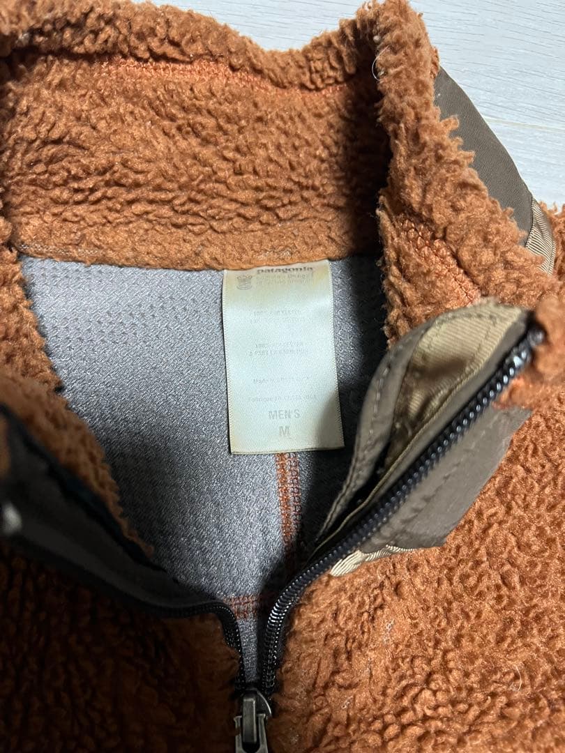 Patagonia フリース ベスト M ブラウン　レトロx
