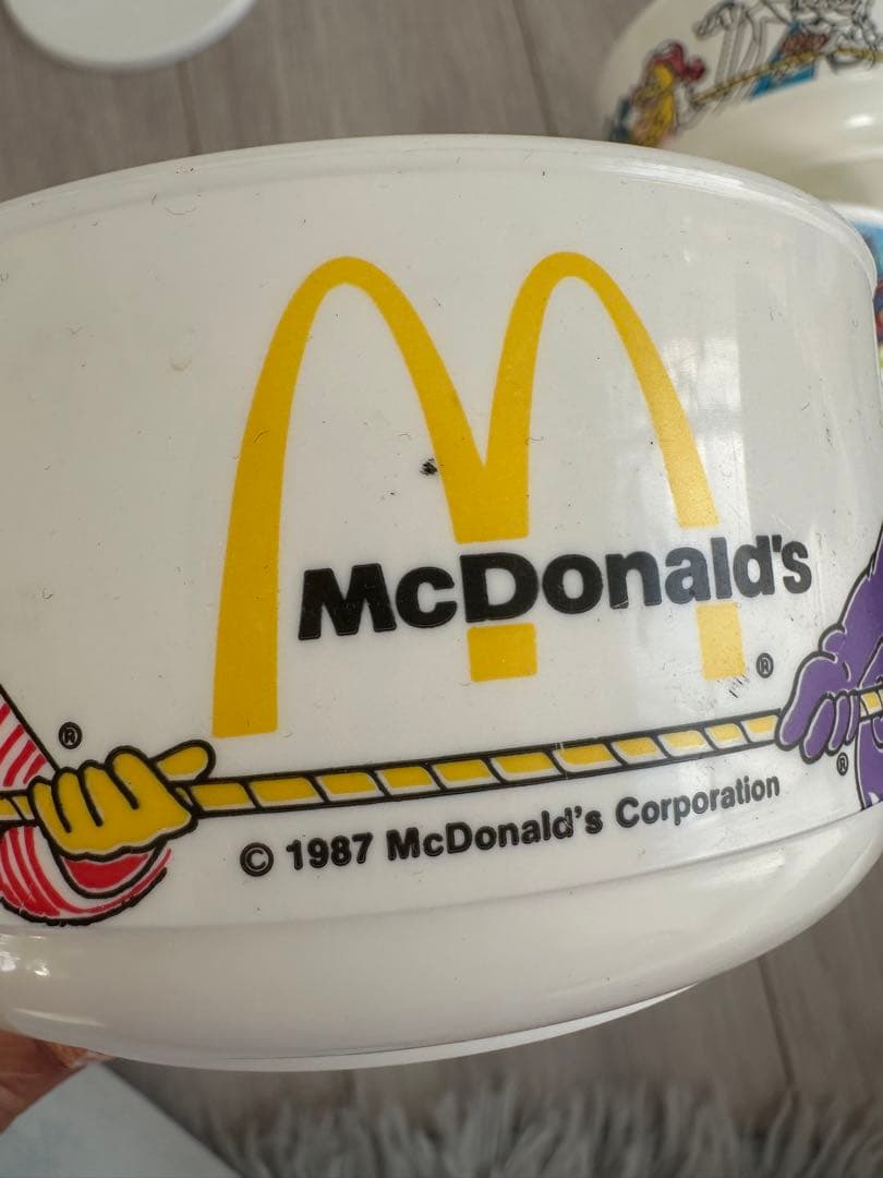 マクドナルド　入れ物ヴィンテージ 1987年keikiiiムチャチャUSAマック