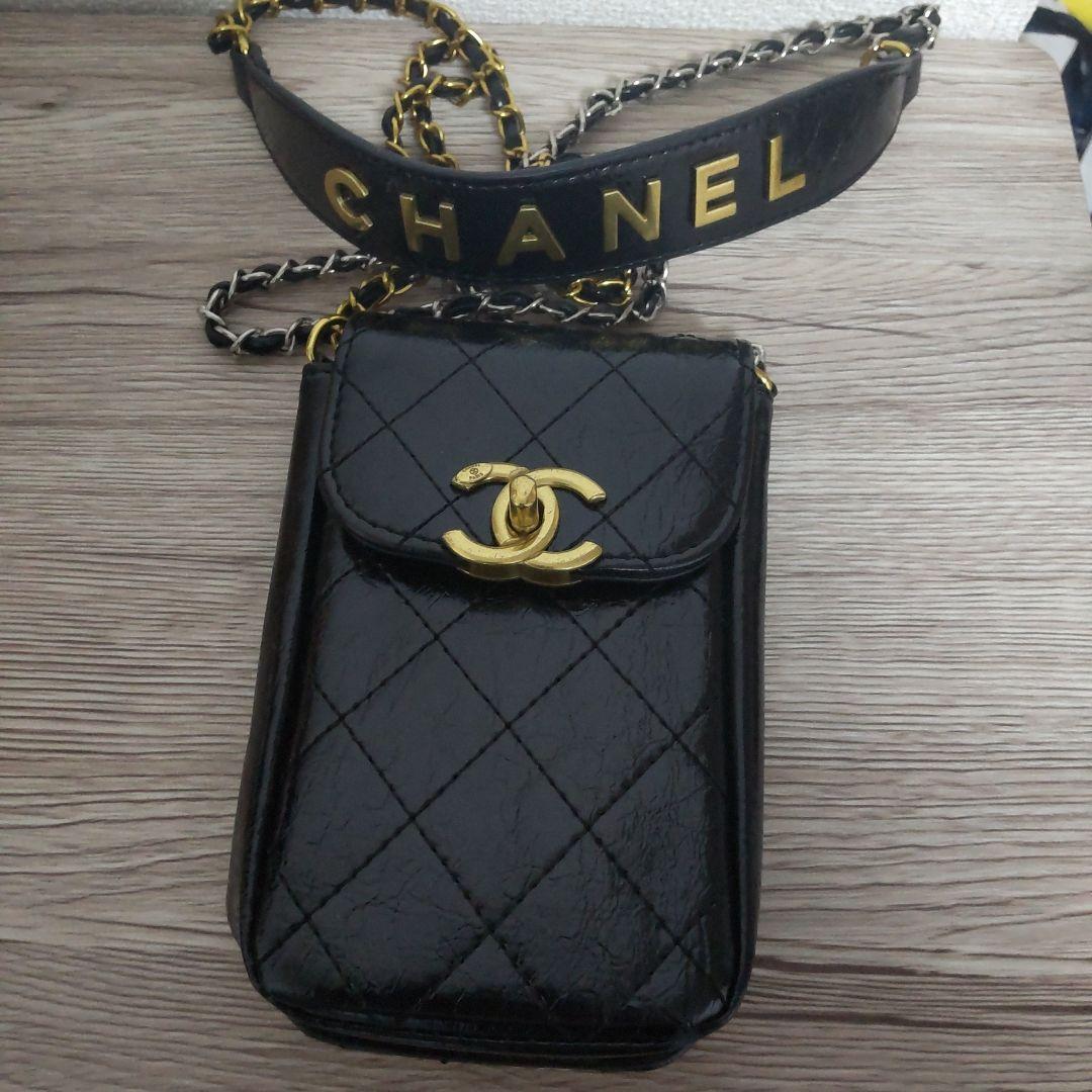 CHANEL ブラック ショルダーバッグノベルティ