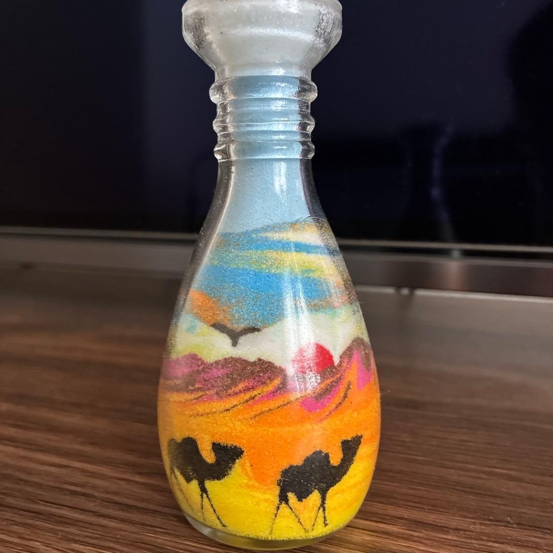 と*ん様 万博のヨルダン館のサンドアート