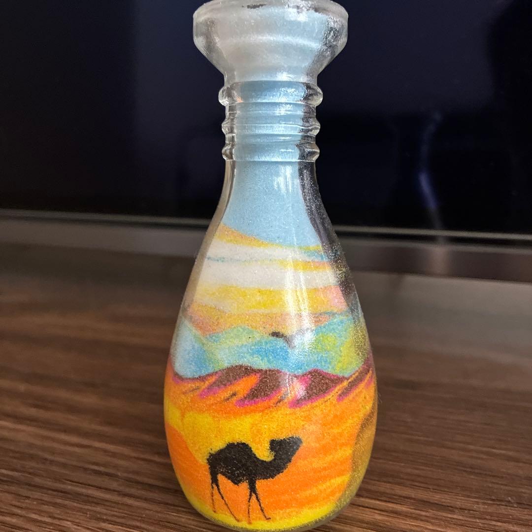 と*ん様 万博のヨルダン館のサンドアート