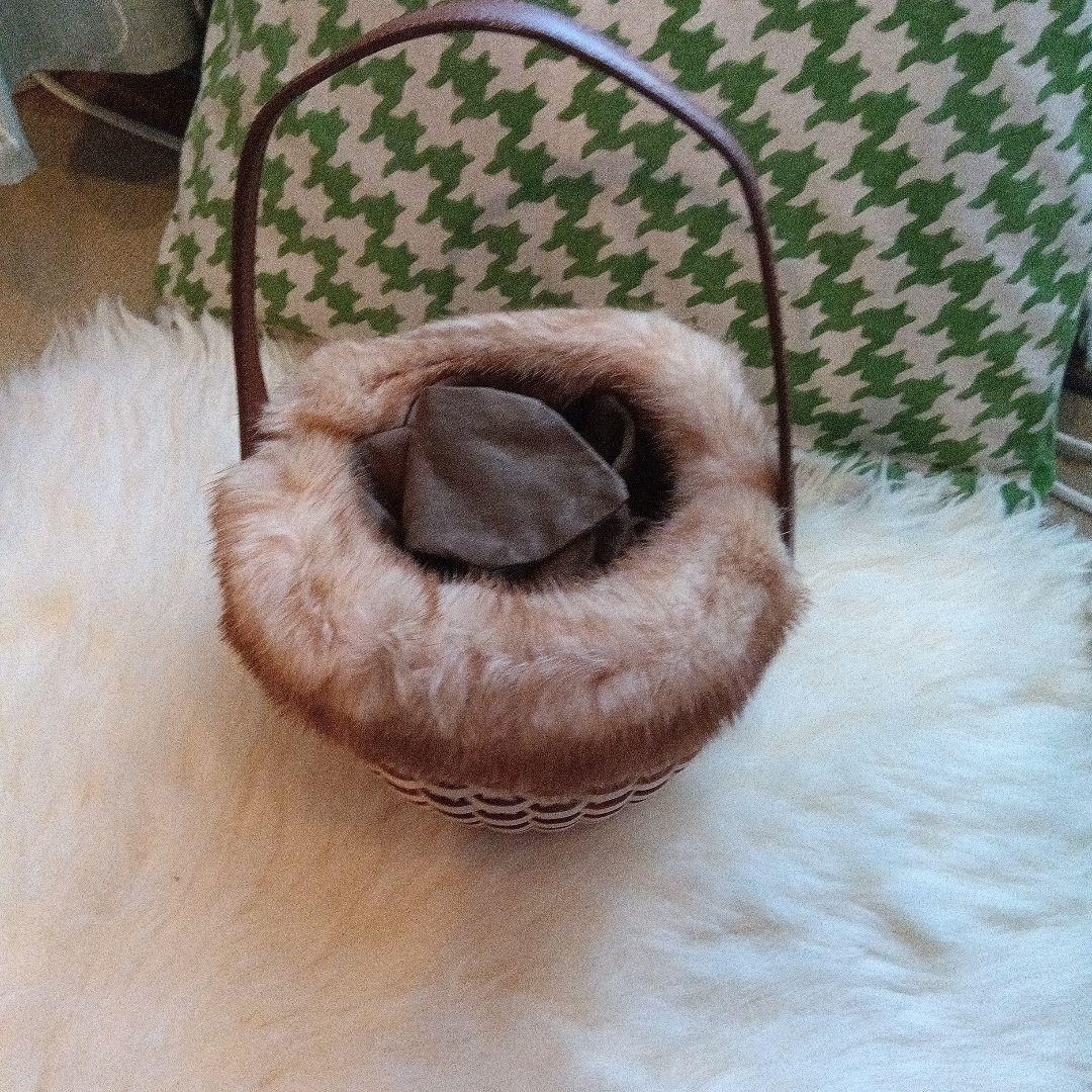 FOXEY バスケット型パーティーバッグ