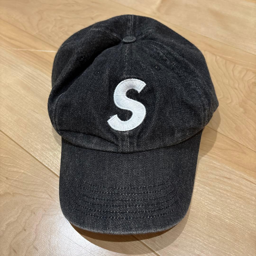 SUPREME ケブラー 黒キャップ Sロゴ