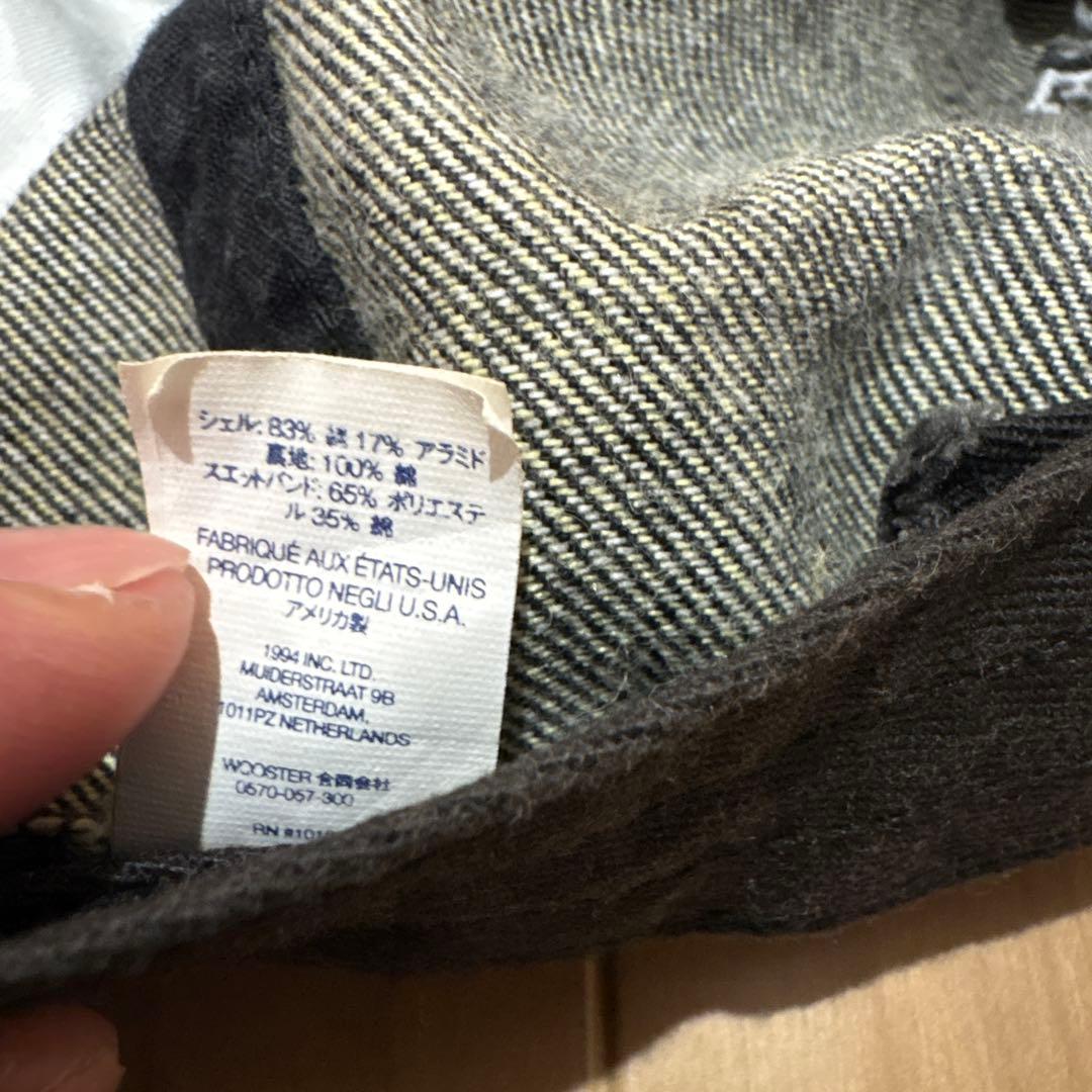 SUPREME ケブラー 黒キャップ Sロゴ