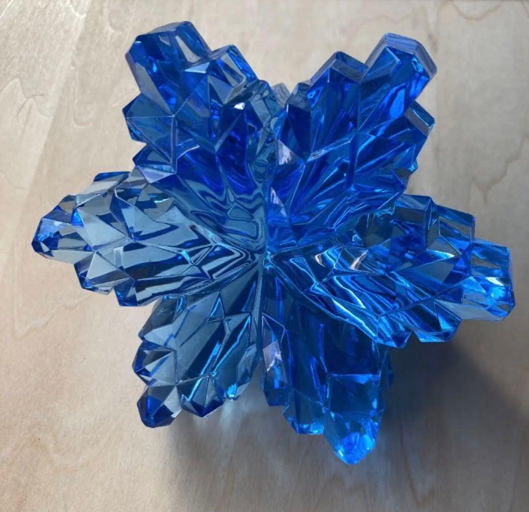 ビンテージ　クリスタルオブジェ　インダストリアル　シャンデリア　ホルダービーズ