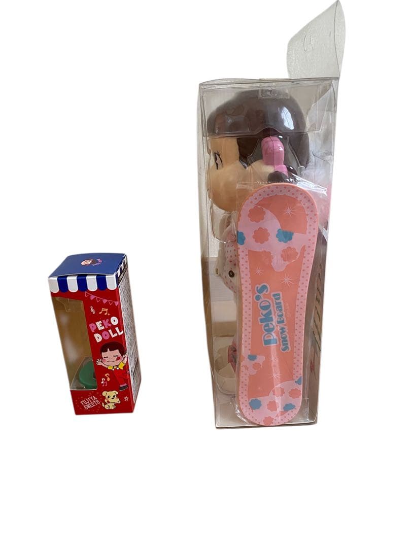 「キャンペーン品」ペコちゃん人形 2007年モデル ミニ首振りペコちゃん人形付き