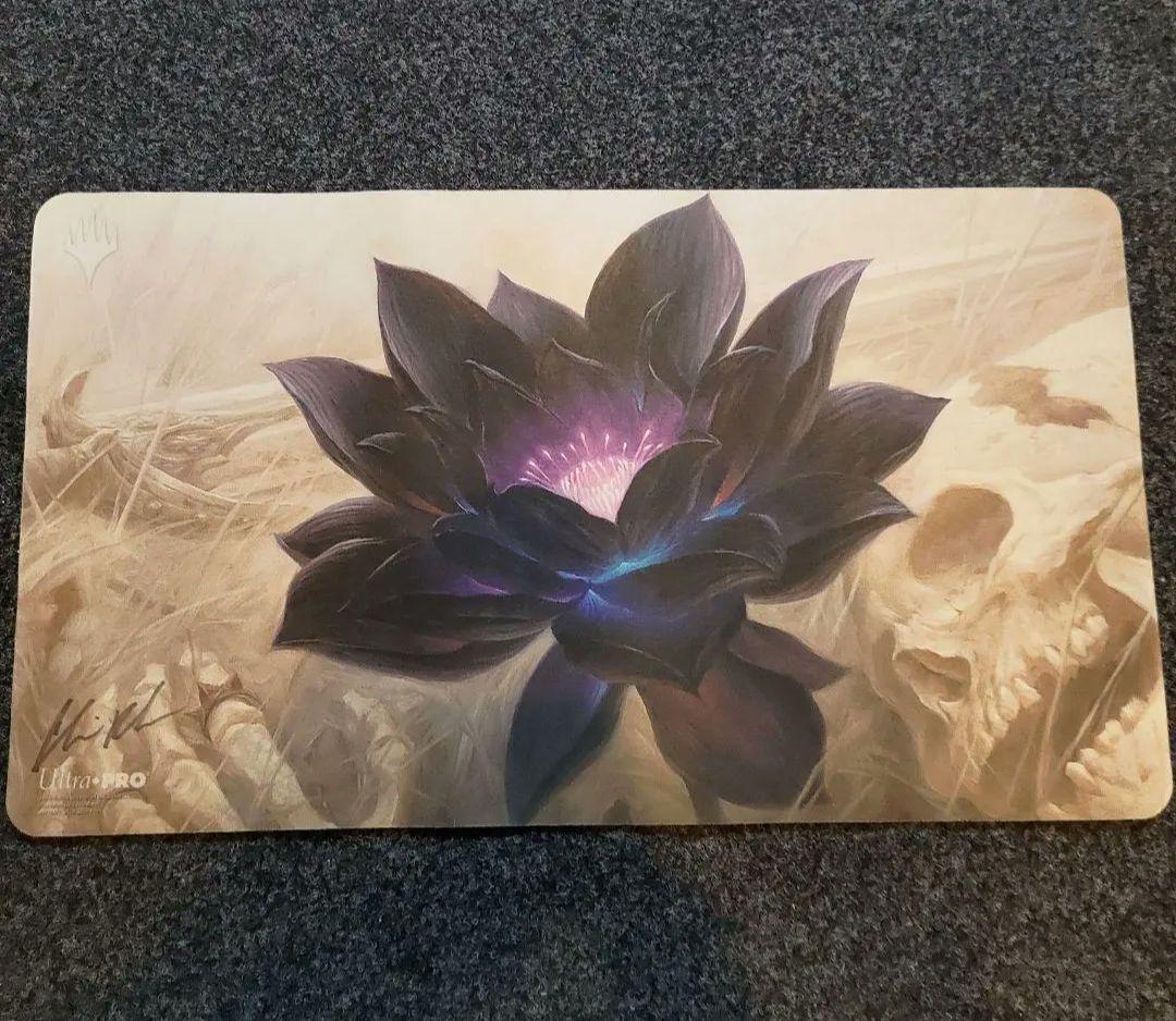 【希少】Black Lotus ブラックロータス プレイマット mo版 MTG