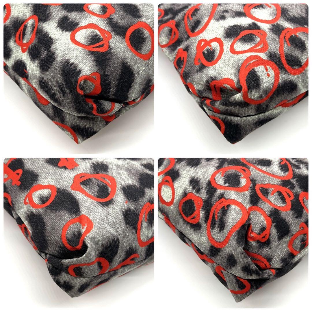 Vivienne Westwood レオパード トート オーブチャーム 赤 ロゴ