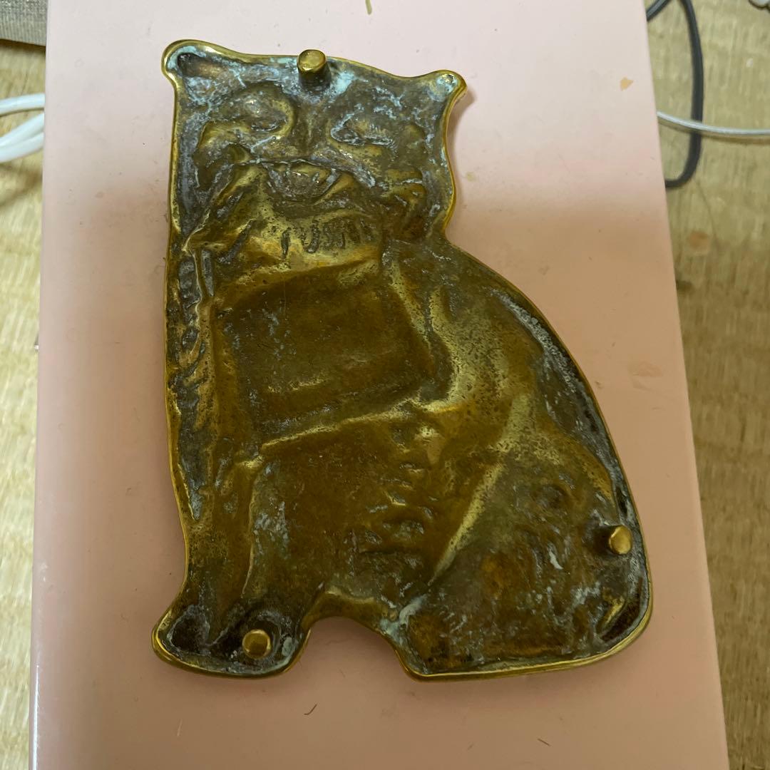 フランス　アンティーク　猫の小皿