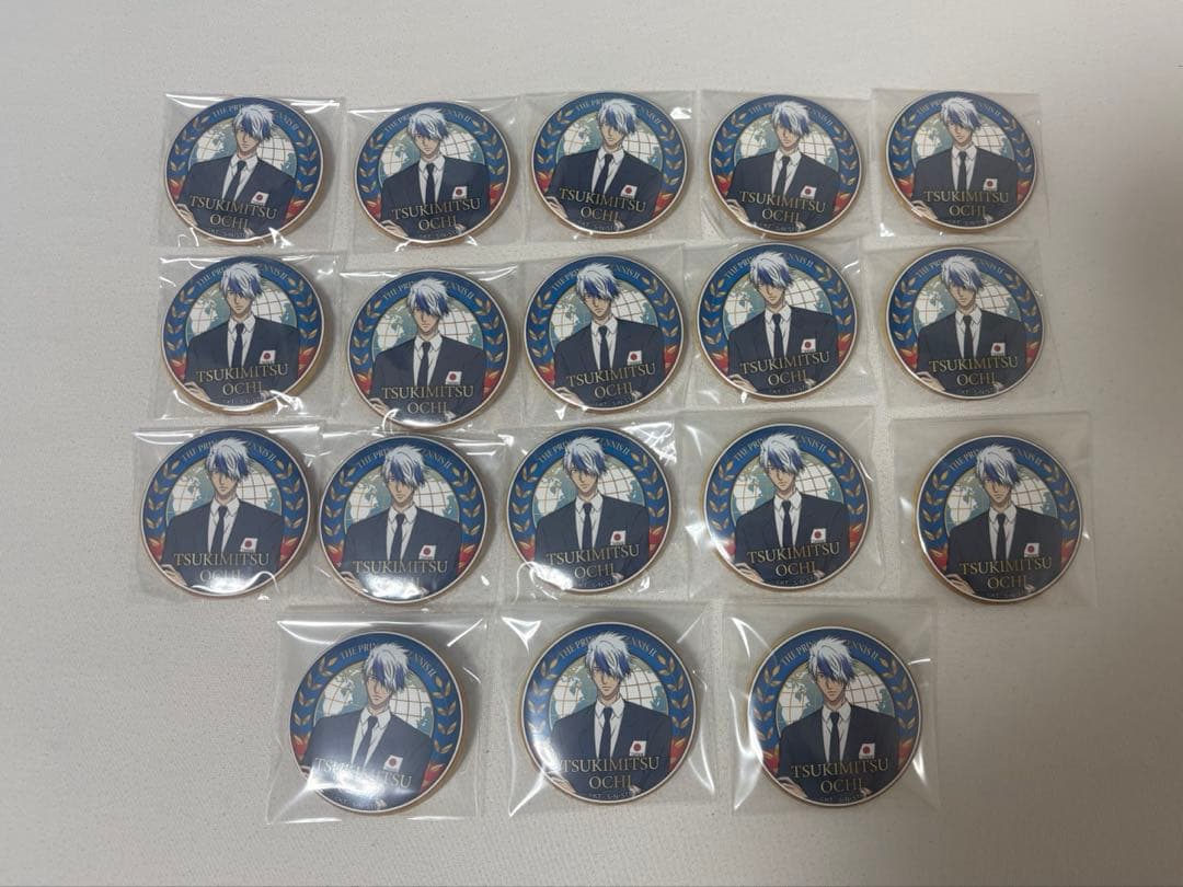 新テニスの王子様　テニプリ　テニフェス 越知　越知月光 代表スーツ 缶バッジ