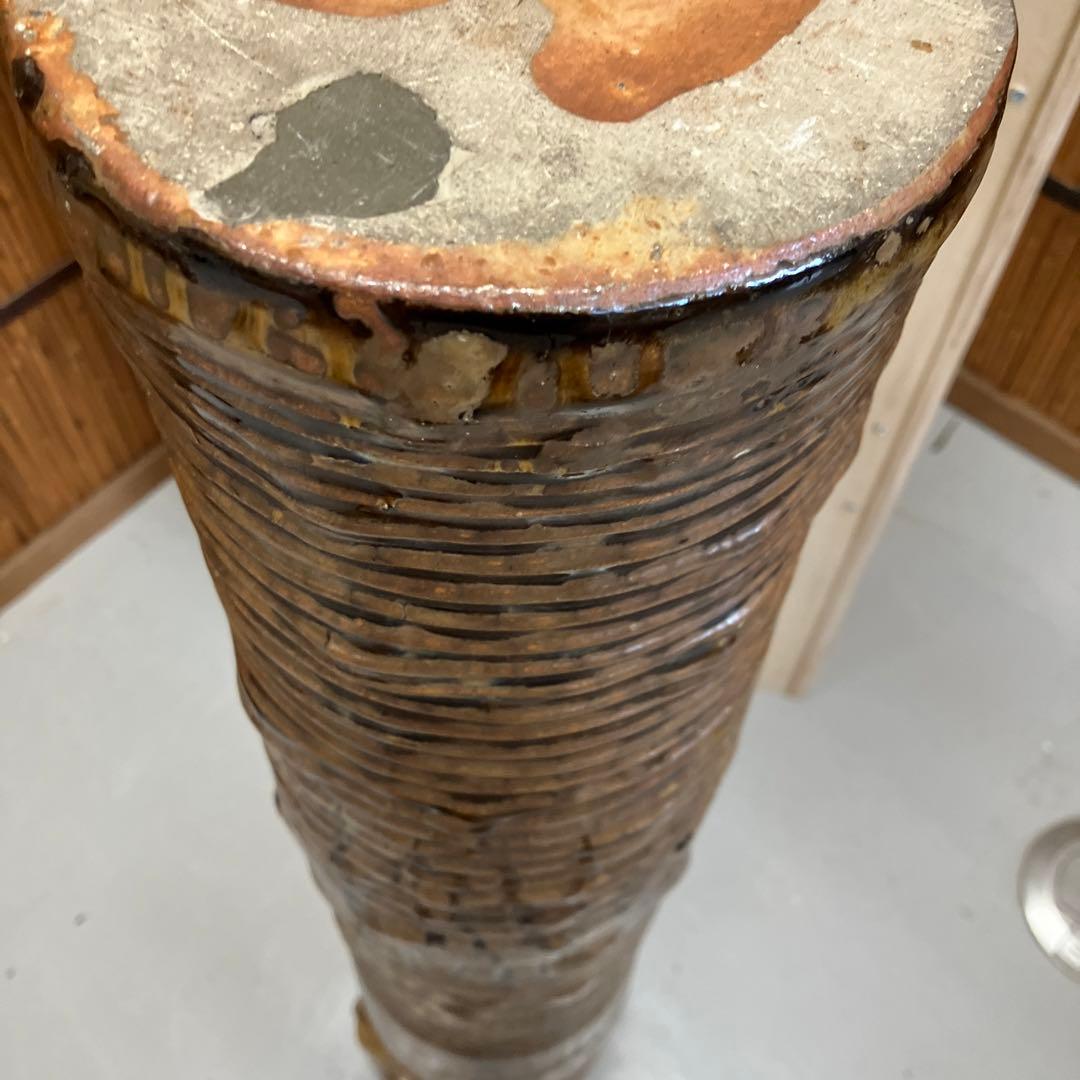 骨董品　華道道具　筒型花器　大正時代から昭和初期　S1068KOTK