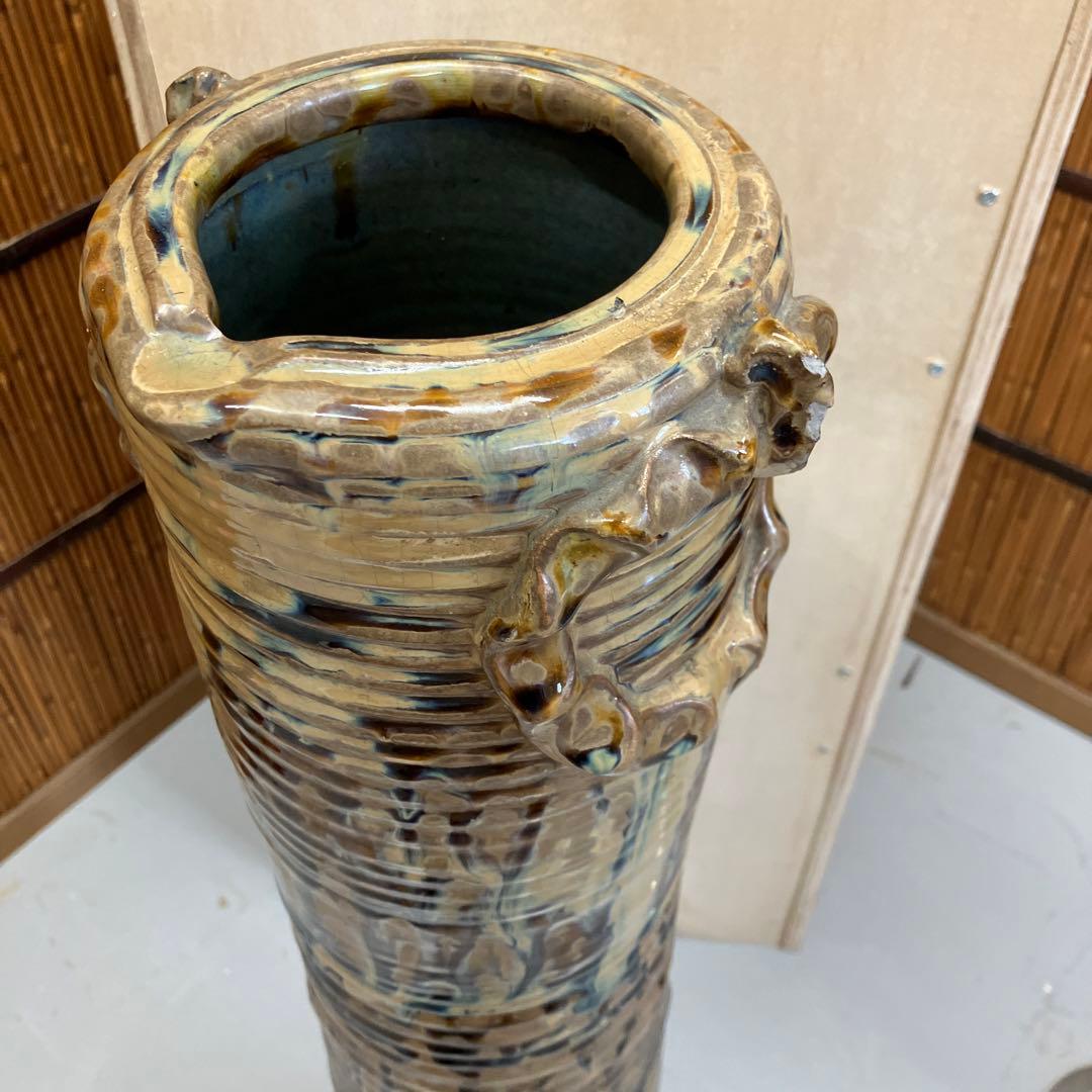 骨董品　華道道具　筒型花器　大正時代から昭和初期　S1068KOTK